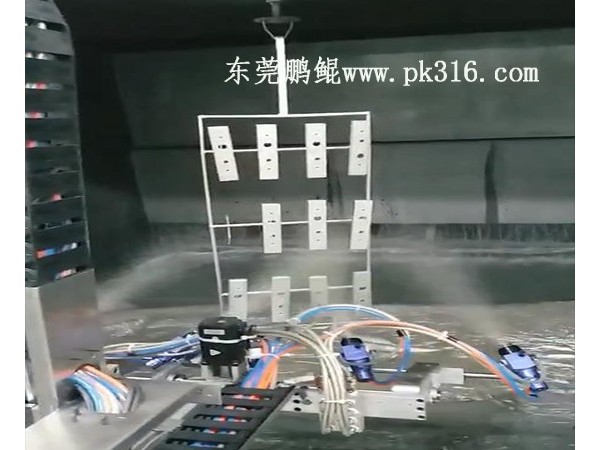 浙江麗水智能門鎖自動(dòng)噴漆機(jī)，追蹤式噴涂！